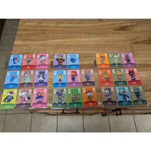 LOT OF 26 Animal Crossing Amiibo Cards Collection
